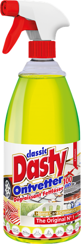 Dasty, Ontvetter Spray, Classic, met Sproeikop, 1 liter