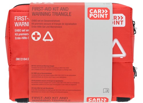 Carpoint EHBO-set DIN13164:2022 + Gevarendriehoek-2