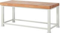 Werkbank voor zwaar gebruik - 4.500 kg draagvermogen, B2000xD900xH900mm, B-plaat-100mm