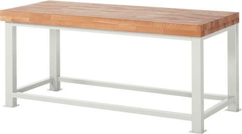 Werkbank voor zwaar gebruik - 4.500 kg draagvermogen, B2000xD900xH900mm, B-plaat-100mm