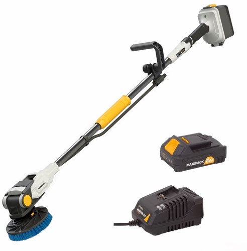 Batavia - Twin Brush V1 (verlengbaar) 18V brushless accu reinigingsborstel  Maxxpack