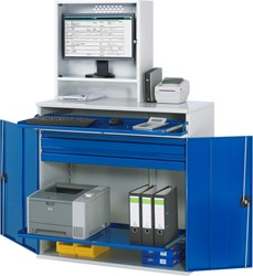 Computerkast 66 met monitorbehuizing D520mm