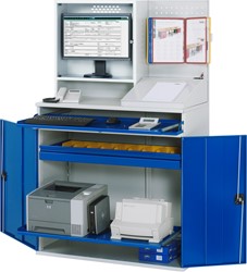 Computerkast 69 met monitorbehuizing