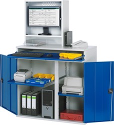 Computerkast 65T met monitorbehuizing