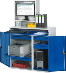 Computerkast 66T met monitorbehuizing
