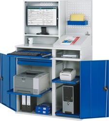 Computerkast 68T met monitorbehuizing