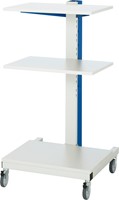 Computerstandaard 6001, B650xD650xH1230mm, verrijdbaar