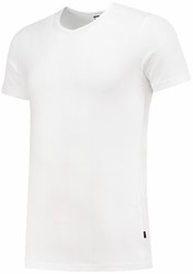 Tricorp - T-shirt Elastaan Fitted V Hals 101012 White L