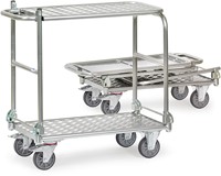 Opklapbare tafelwagen aluminium laadvlak draagvermogen 200 kg