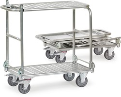 Opklapbare tafelwagen aluminium laadvlak draagvermogen 200 kg