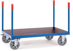 Rongenwagen laadvlak- draagvermogen 1200 kg, 4 schroefbare rongen
