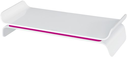 Monitorstandaard Leitz WOW Ergo verstelbaar roze