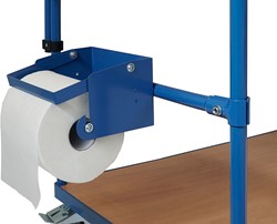 Papierrolhouder incl. aanbouwset MultiVario tafelwagens 900 x 500 mm
