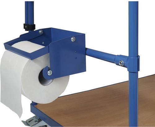 Papierrolhouder - incl. aanbouwset voor Tafelwagen s 500 mm breed