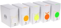 Etiket Rillprint 35mm op rol fluor oranje 500 stuks-4