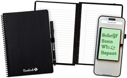 Notitieboek Bambook Original zwart A5 lijn 40 pagina's uitwisbaar