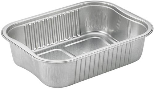Schaal IEZZY grill en oven 750ml aluminium zilver 440 stuks