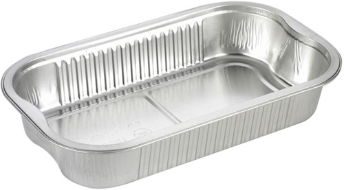 Schaal IEZZY grill en oven 964ml aluminium zilver 640 stuks