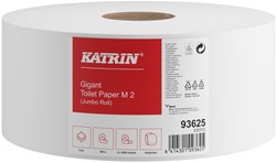 Toiletpapier Katrin Gigant M jumbo medium 2-laags 300m wit 93625