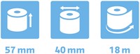 Telrol Exacompta 57mmx18m kern Ø12mm thermisch-4