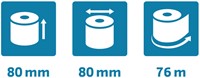 Telrol Exacompta 80mmx76m kern Ø12mm SafeContact thermisch-4
