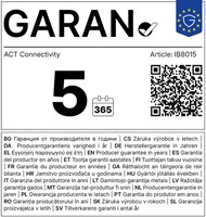Kabel ACT U/UTP CAT6 patchkabel RJ45 Grijs 15 meter-1