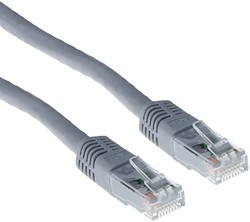 Kabel ACT U/UTP CAT6 patchkabel RJ45 Grijs 1.5 meter