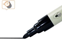 Whiteboardmarker Nobo ronde punt 3mm zwart-16