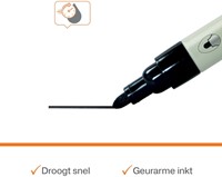 Whiteboardmarker Nobo ronde punt 3mm zwart-9