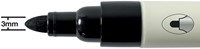 Whiteboardmarker Nobo ronde punt 3mm zwart-22