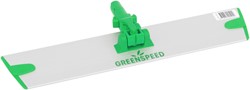 Vlakmopplaat Greenspeed Q-line Velcro 40cm groen