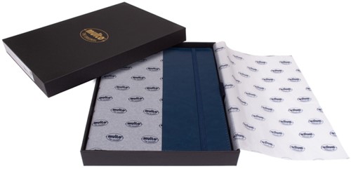 Notitieboek Multo Hannibal A5 blauw kunstleder-4