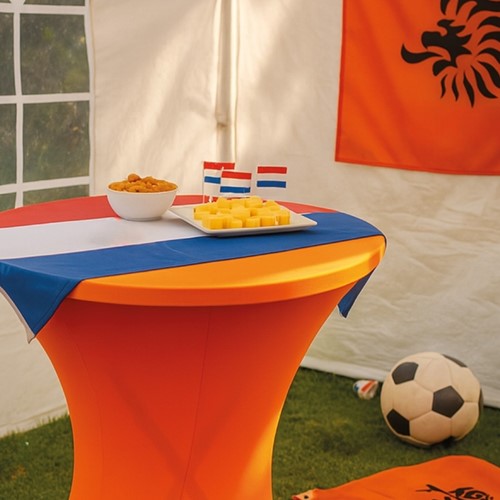 Tafelrok BRASQ voor statafel 80cm oranje-7