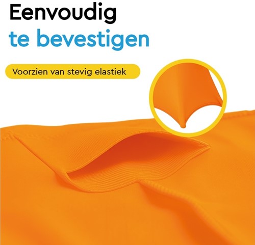 Tafelrok BRASQ voor statafel 80cm oranje-2