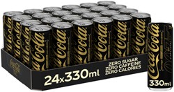 Frisdrank Coca Cola zero sugar zero caffeine blik 330 ml