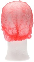 Haarnet CMT clip non-woven L 53cm PP rood 100 stuks-3