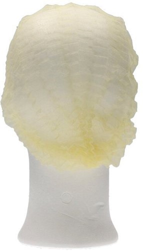Haarnet CMT clip non-woven M 49cm PP geel 100 stuks-3