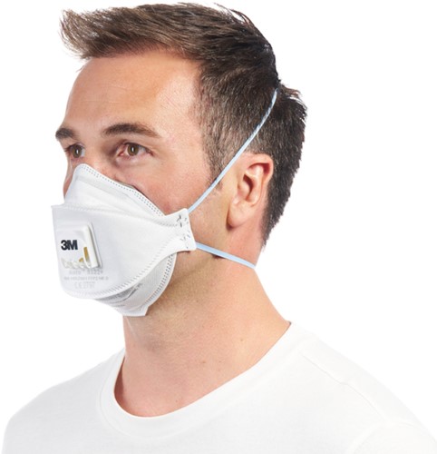 Stofmasker 3M Aura voor schuren 9322 FFP2 met ventiel 10 stuks-1