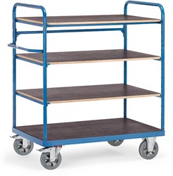 Etagewagen laadvlak 1200 kg, 4 etages, 1583 mm hoog