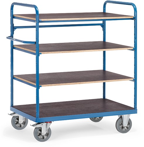 Etagewagen laadvlak 1200 kg, 4 etages, 1583 mm hoog