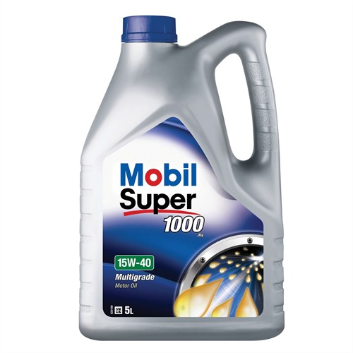 Mobil Super 1000 X1 15W-40 Can 5Ltr