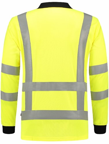 Tricorp - Poloshirt RWS Birdseye Lange Mouw 203005 Fluor Yellow XS-3