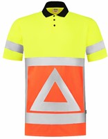 Tricorp - oloshirt Verkeersregelaar 203011 Fluor Orange-Yellow XS-2