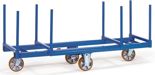 Langmateriaalwagen laadvlak 2.000 x 600 mm1500 kg, met rongen 500 mm lang