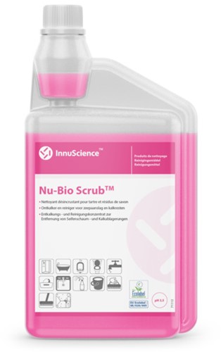 InnuSchience - Nu-BioScrub sanitaire reiniger en ontkalker 1liter