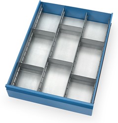 Schuiflade indelingsset voor 1 schuiflade 700 mm diep