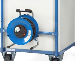 Kabeltrommel Incl. aanbouwset voor lichte tafelwagens 500 mm breed