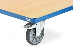 Met TPE-ESD wielen I.p.v. TPE wielen Ø 125 mm
