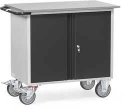 Werkplaatswagen Laadvlak 985 x 590 mm 400 kg, met dubbele deuren