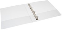 Presentatieringband Quantore A4 Maxi 4-rings D-mech 55mm wit